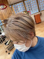 ヘアー デザイナーズ クルー ドルフィン(HAIR DESIGNERS CREW dolphin) double color mash short