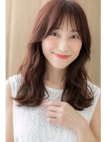 カバーヘア ブリス 志木南口駅前店(COVER HAIR bliss)&nbsp;大人かわいいくせ毛風美髪ミルクティーピンクZ志木20代30代40代