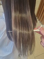 イヴ (EVE)&nbsp;シルキーベージュ＊ハイライト＊髪質改善＊サロンスタイル