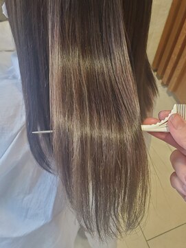 イヴ (EVE) シルキーベージュ*ハイライト*髪質改善*サロンスタイル