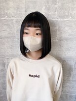 リル(lil)&nbsp;オン眉ボブ【イルミナカラー/宇都宮美容室】