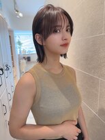 サンドシーン(sand scene)&nbsp;20代30代40代丸みショートボブマッシュ前下がりレイヤー