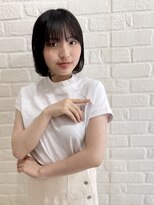 デイジー インデックスヘア 大島店(DAISY index hair)&nbsp;黒髪ボブ×内巻きボブ×ワンカールボブ　20代30代40代