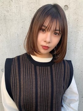 ニスル 上尾店(NISURU) 【デュアプレ】カジュアルボブ 似合わせカット/髪質改善