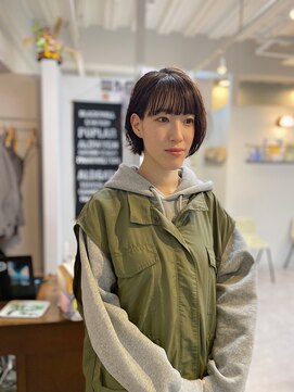 アンドチル 渋谷(AND CHILL) ニュアンスパーマ/くせ毛風パーマ/ニュアンスボブ　渋谷