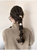 ヘアセット☆編み下ろし