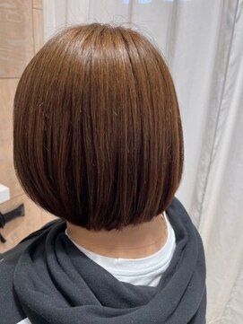 レゴヘアー(Lego Hair) ショートボブ/艶髪ストレート/チェスナットブラウン