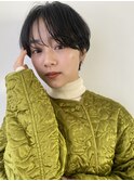 【表参道sheta小林】10代20代30代黒髪ニュアンスショート