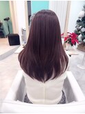 ユーフォリア大人可愛いワインカラー×ロングスタイル