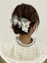 バサラ 大阪梅田店(VASARA)&nbsp;着物　ヘアセット　ミディアム　まとめ髪　ゆるふわ　大阪