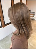 【志免】大人まろやかなハイライトカラー/ベージュ☆山之内