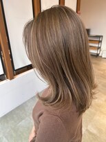 サラビューティーサイト 志免店(SARA Beauty Sight) 【志免】大人まろやかなハイライトカラー/ベージュ☆山之内