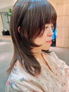 フリップビーアヴェダ(FLIP B AVEDA) 本八幡×小顔カット×レイヤー×セミロング