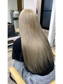 ホワイトベージュイメチェンケアブリーチリタッチ所沢美髪
