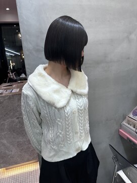 ロンドアベニール 北千住(Lond avenir) イメチェン外ハネボブ美髪ワイドバングレイヤーショート