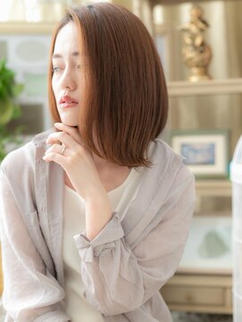 カバーヘア ブリス 川口(COVER HAIR bliss) 外国人風大人ハイライト外ハネ流れるレイヤーc6川口20代30代40代