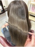 髪質改善カラー×olive
