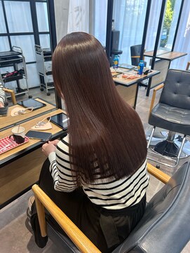コビーバイジーナ 梅田茶屋町(Coby by Zina) 髪質改善＊大人ブラウン＊艶カラー【hina】