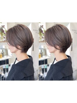 髪質、輪郭への変化の悩みに応え、丁寧なカウンセリングで作る似合わせ大人ショートカットで毎日を美しく☆
