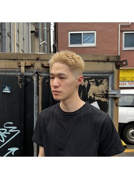 デン 仙台店(DEN) フェザーパーマ/スパイキーショート[榴岡/メンズ/理容室]