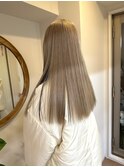 韓国風ミルクティーグレージュカラーベージュブラウンカラー