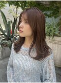 レイヤー/ミディアム・ロング/20代/顔周り/髪質改善