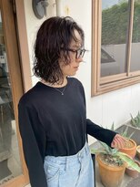 マイ ヘア デザイン 岡崎(MY hair design) 大人可愛いニュアンスパーマ*ミディアムレイヤー*20代30代