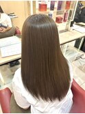透明感カラー/ブリーチなしWカラー/髪質改善/伊勢原