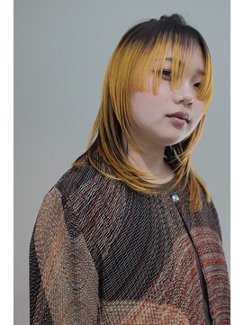 オーパスバイアンブルリュクス 池袋(Opus by ambleluxe) ブリーチ/イエロー/デザインカラー