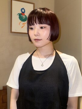 ヤント(yant) カシスピンク×リップラインボブ