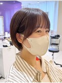 京都美容室　京都顔まわりカット　京都ショート　進詩織