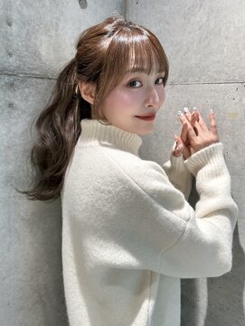 ロンド マーレ 天神大名店(Lond mare) 黒髪/オリーブグレー/小顔/ココアベージュ/レイヤーカット