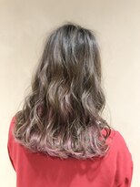 ウィステリアプラスワン 銀座一丁目(WISTERIA PLUS1)&nbsp;【WISTERIA】インナーカラーペールピンクコーラルピンク