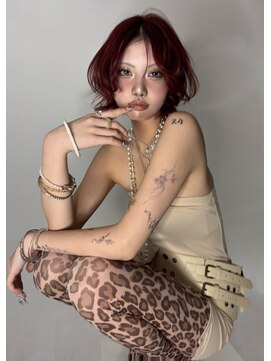 サイン 韓国ボブ 渋谷(SIGN) お洒落なレイヤーカット韓国ボブレイヤーボブ渋谷タッセルボブ