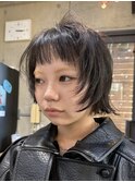 パーマ落とし/ストレートパーマ/ボブ/シャギーボブ