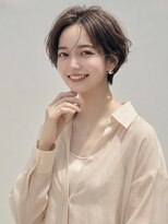 ヘアーメイクパウダー 天王寺寺田町店(Hair make powder) 大人可愛い30代40代50代小顔◎マッシュショート丸みショート