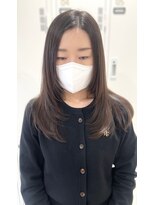 アッシュ 二俣川南口店(Ash) 顔まわりレイヤーカット/レイヤーカット/縮毛矯正