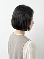 アンド 苦楽園(AND)&nbsp;縮毛矯正/髪質改善カラー/黒髪/内巻きボブ/丸みショートボブ