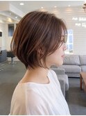 大人の艶感くびれボブ
