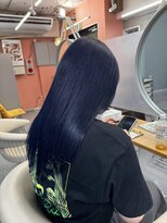 ソルコディ コクラ(SOL.cody kokura) 縮毛矯正/ワンホンレイヤー/ミルクティーブランド/ダークブルー