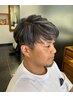 【白髪ぼかし】カット+キムタク風グレージュ×イケオジハイライト魔法のペッ