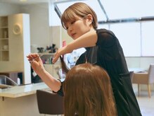 ソシエ 松戸店の雰囲気（再現性は生え癖、フェイスラインに合わせたカット技術から）