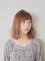 アグランテトラ 野田阪神店(a Gland tetra)&nbsp;大人可愛いフェザーバング×ナチュラル小顔ミディ　20代30代40代