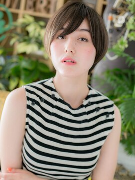 カバーヘア ブリス 川口(COVER HAIR bliss) *ｂｌｉｓｓ川口*モード感ある大人ボブ★黒髪ベリーショートc２