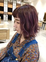 ラクヘアー 明大前(rakhair)&nbsp;バイオレット外ハネボブ