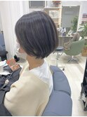 自然体ショートボブ