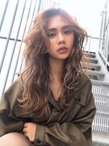 アイティー バイ アルバム 浦和店(IT by ALBUM) かき上げロング_ハイライトカラーオリーブカラー_66620