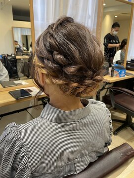 リソ 銀座(RISO) 【20代・30代】三つ編みセット【結婚式・パーティー・デート】