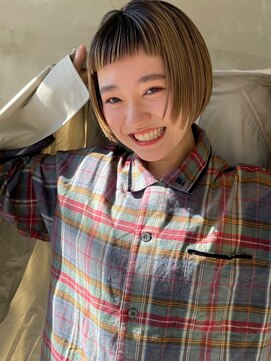 クリーム(CREAM) オン眉&丸みボブ