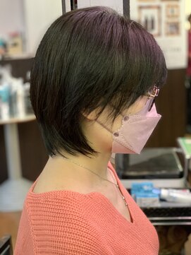 フレンズ 環状通東店(friend's) 耳かけショートウルフ　1